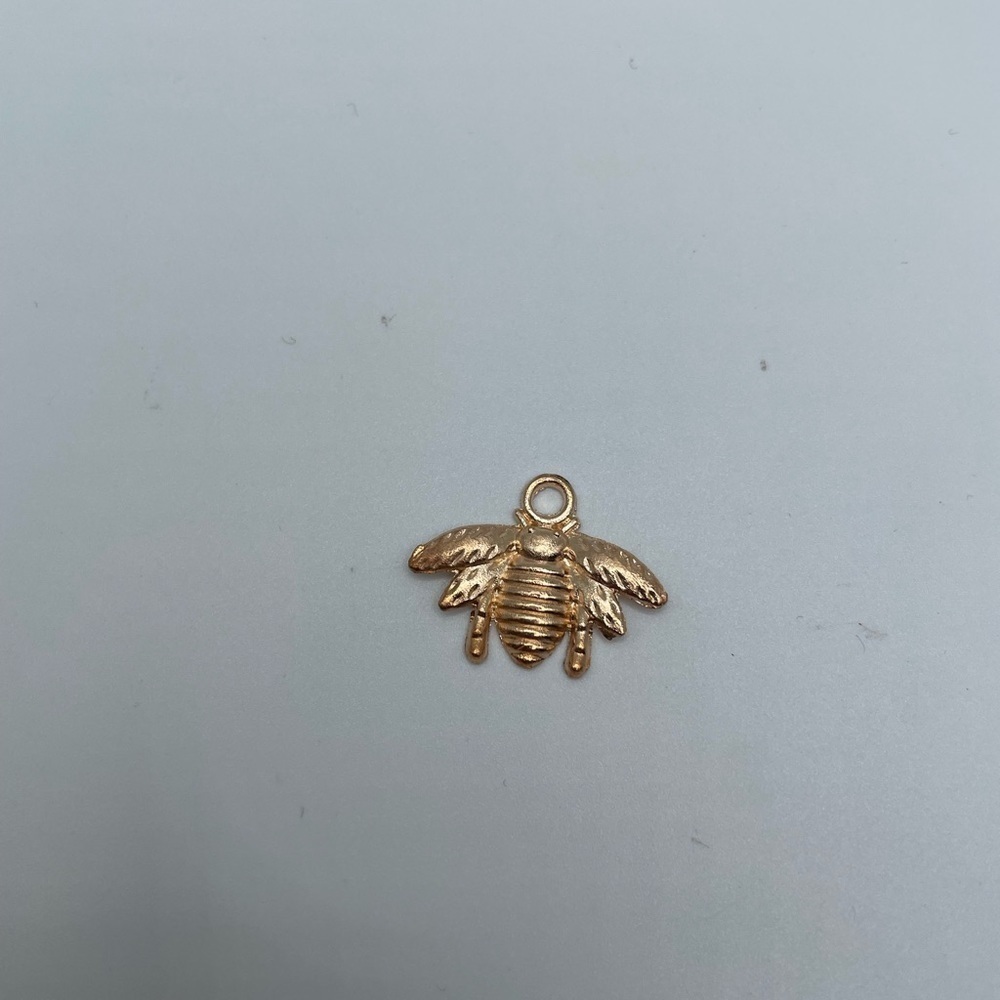Gold Mini Bumble Bee Charm NWOT - Picture 2 of 4